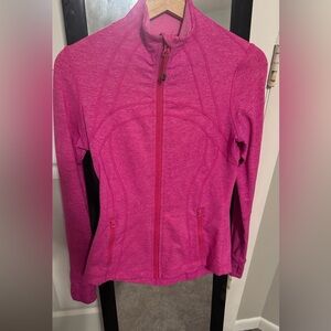 Lululemon Define Jacket *Brushed Sz 6 Heathered Paris Pink Flattering Fit